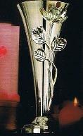 Crystal Rose on Vase